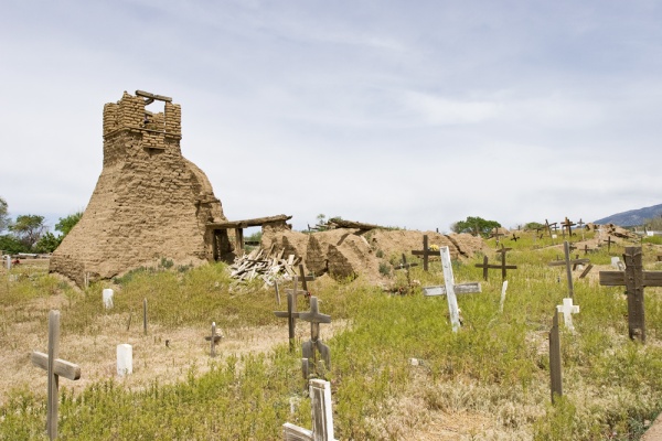 The Cemetery at the Taos Pueblo - Taos, New Mexico