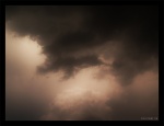 as the storm rolls in