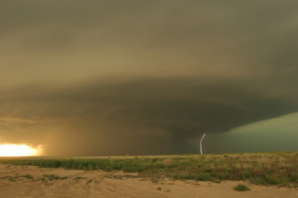 Supercell, Grassfire, Updraft, and Lightning