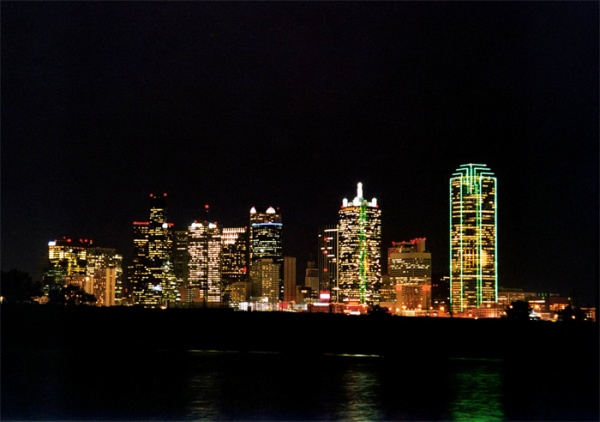 Dallas at night