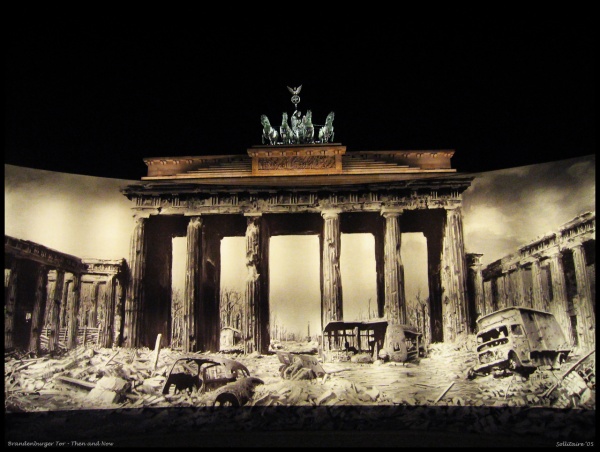 Brandenburger Tor - Then and Now