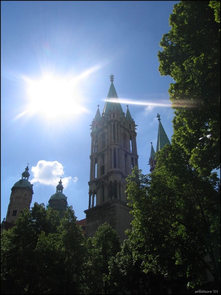 Sun Over Naumburg Dom