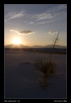 White Sands Sunset I